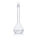 Globe Scientific Flask, Volumetric , Globe Glass, 200mL, Class B, To Contain (TC), ASTME288, 6/Box 8250200